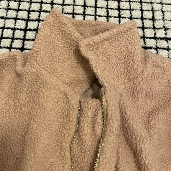 Oversized Cozy Camel Teddy Coat - Picture 3 of 4